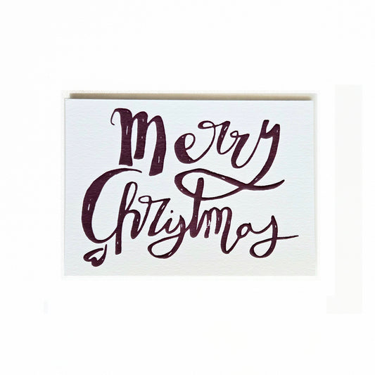 Merry Christmas. Pack of 4 Cards