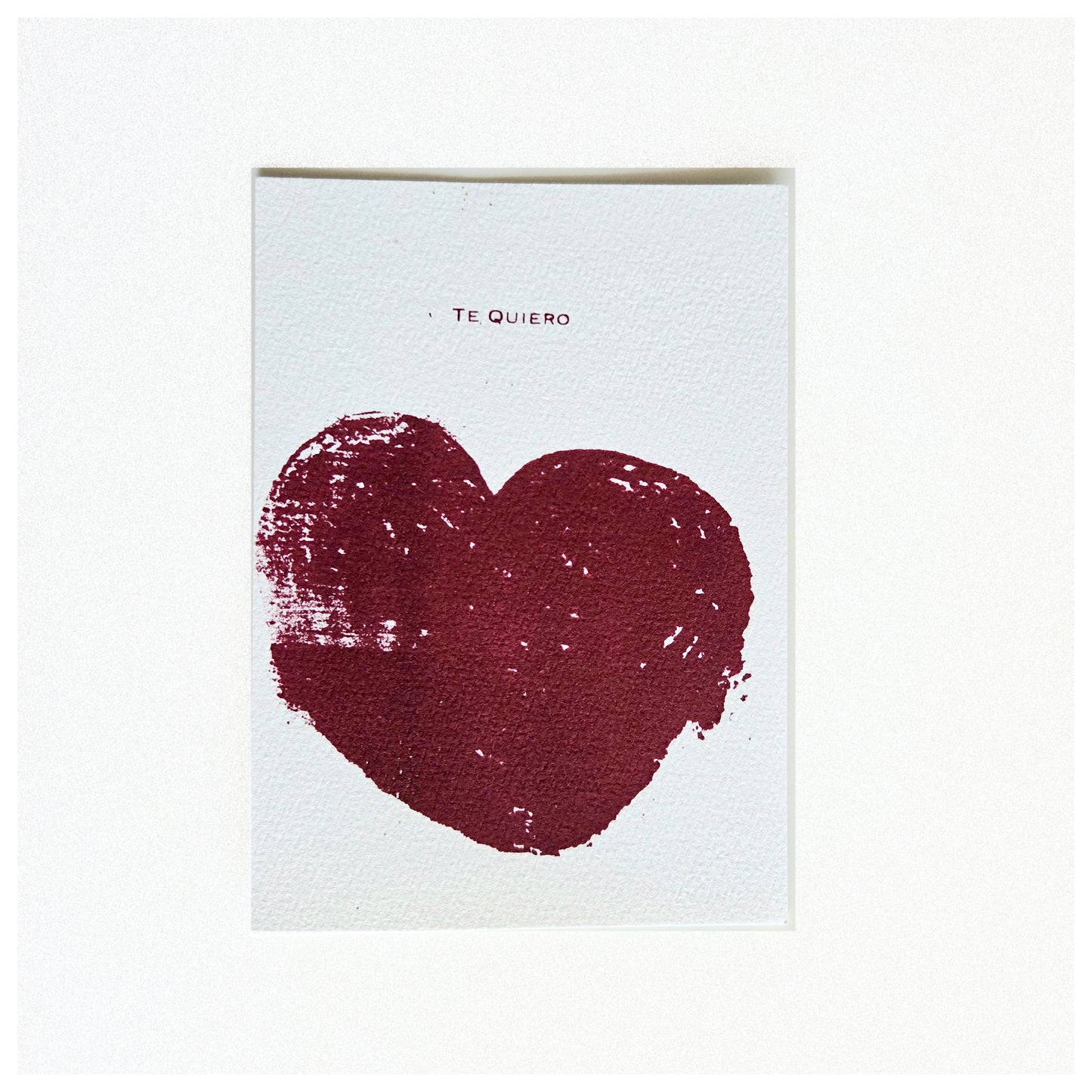 Te Quiero - Muuucho. Pack of 4 Cards